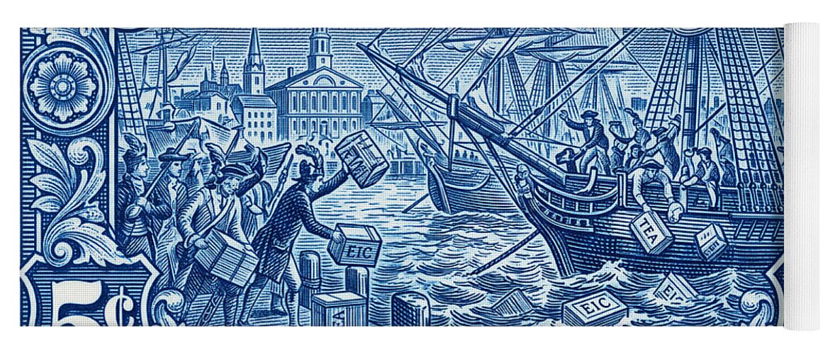 Boston Tea Party 5c 1 - Yoga Mat