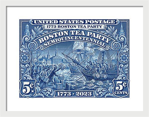 Boston Tea Party 5c 1 - Framed Print