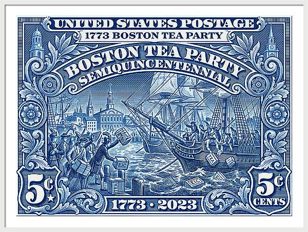 Boston Tea Party 5c 1 - Framed Print