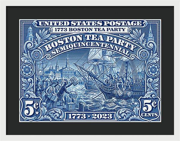 Boston Tea Party 5c 1 - Framed Print