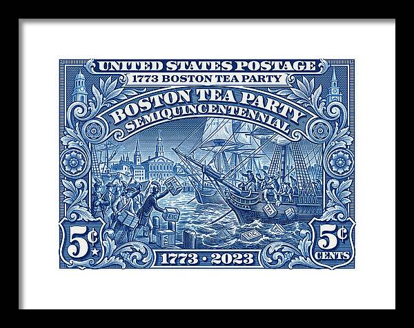 Boston Tea Party 5c 1 - Framed Print