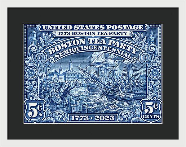 Boston Tea Party 5c 1 - Framed Print