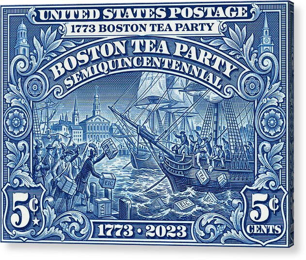 Boston Tea Party 5c 1 - Acrylic Print