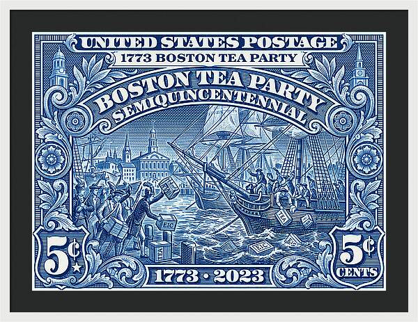 Boston Tea Party 5c 1 - Framed Print