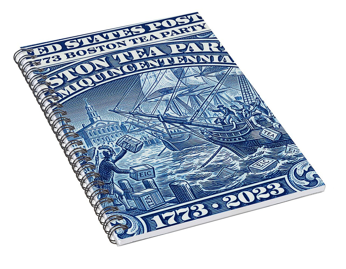 Boston Tea Party 5c 1 - Spiral Notebook