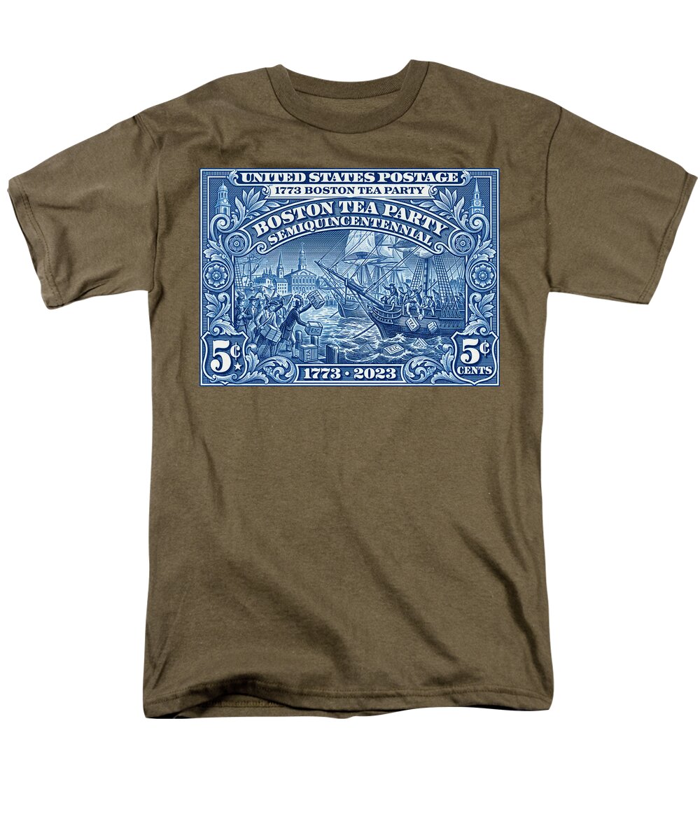 Boston Tea Party 5c 1 - Men's T-Shirt  (Regular Fit)
