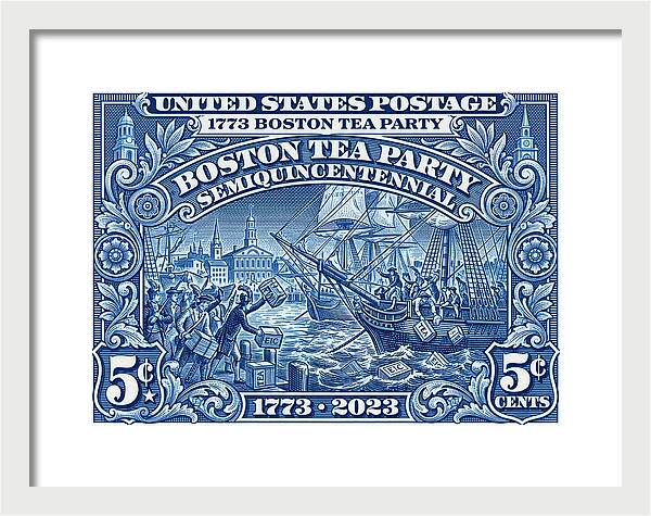 Boston Tea Party 5c 1 - Framed Print