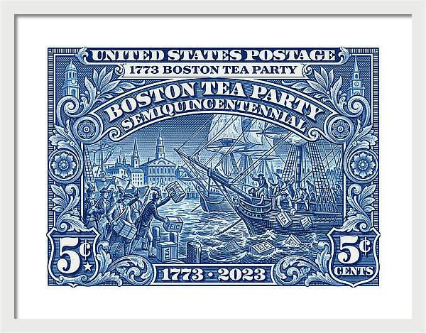Boston Tea Party 5c 1 - Framed Print