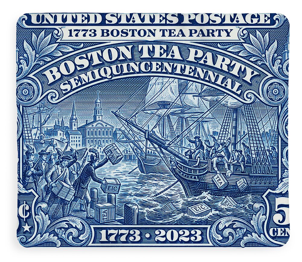 Boston Tea Party 5c 1 - Blanket