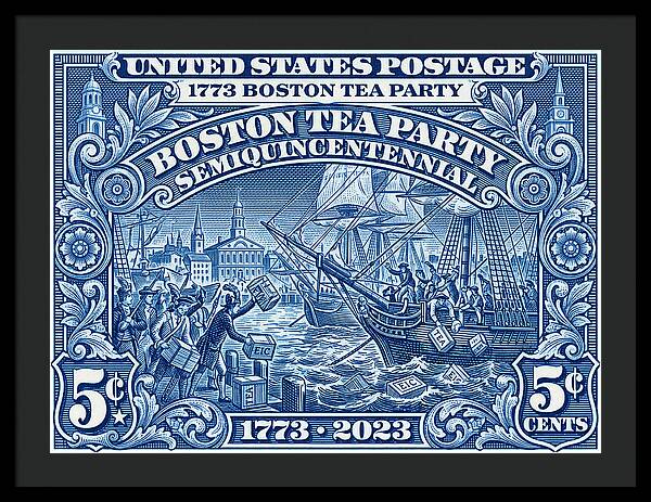 Boston Tea Party 5c 1 - Framed Print