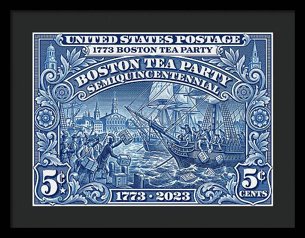 Boston Tea Party 5c 1 - Framed Print