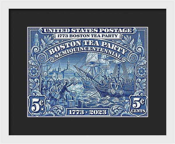 Boston Tea Party 5c 1 - Framed Print