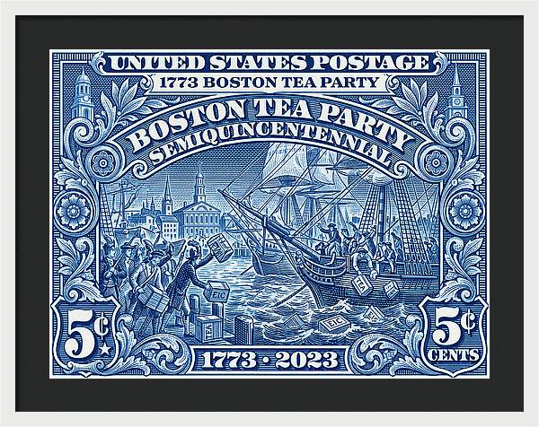 Boston Tea Party 5c 1 - Framed Print