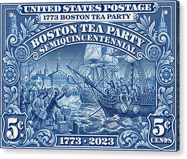 Boston Tea Party 5c 1 - Acrylic Print