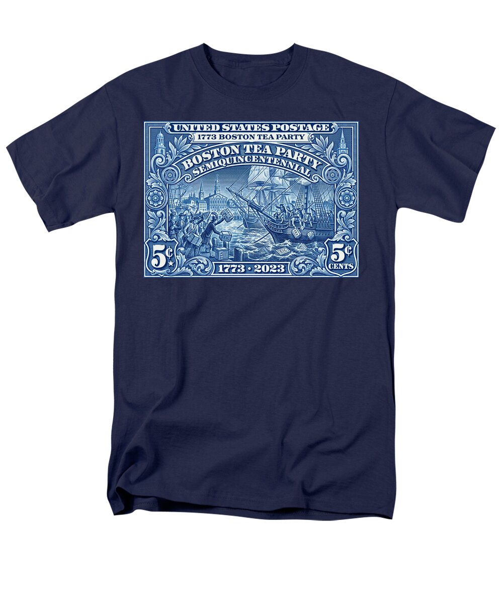 Boston Tea Party 5c 1 - Men's T-Shirt  (Regular Fit)
