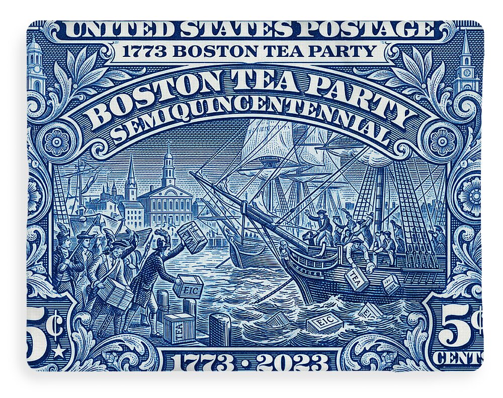 Boston Tea Party 5c 1 - Blanket