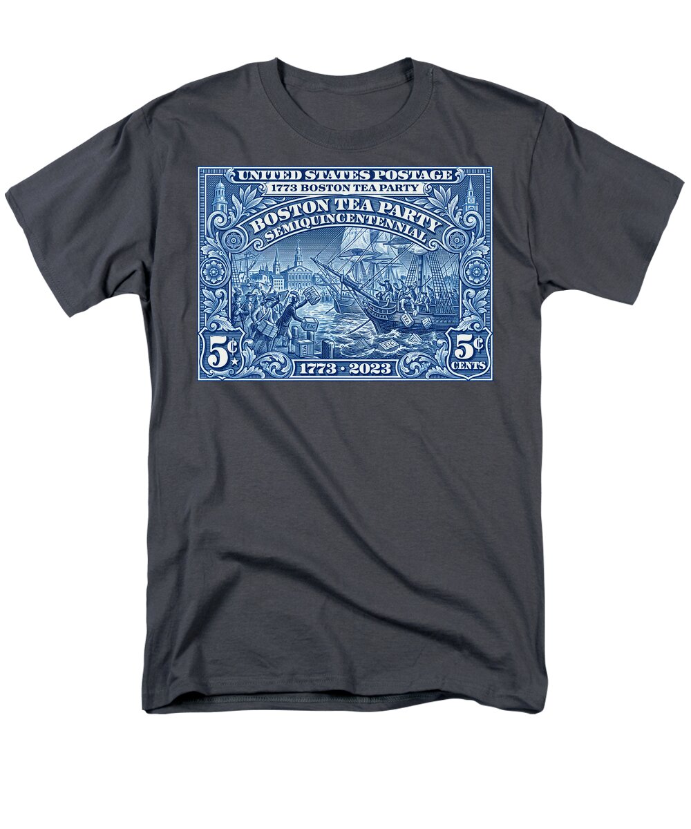 Boston Tea Party 5c 1 - Men's T-Shirt  (Regular Fit)