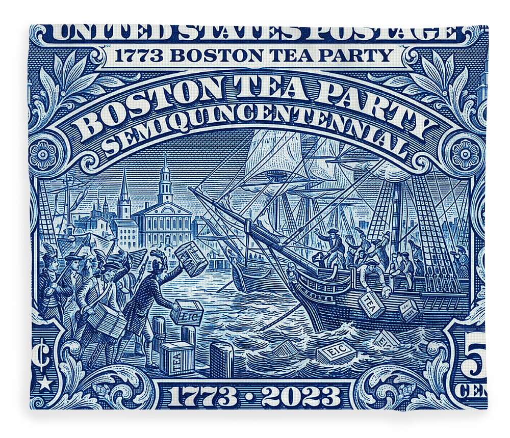 Boston Tea Party 5c 1 - Blanket