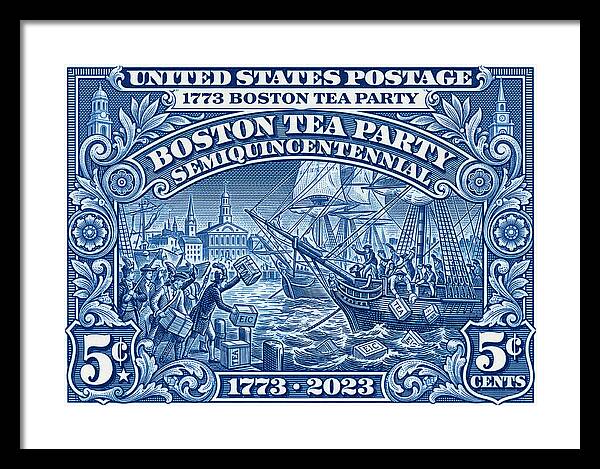 Boston Tea Party 5c 1 - Framed Print