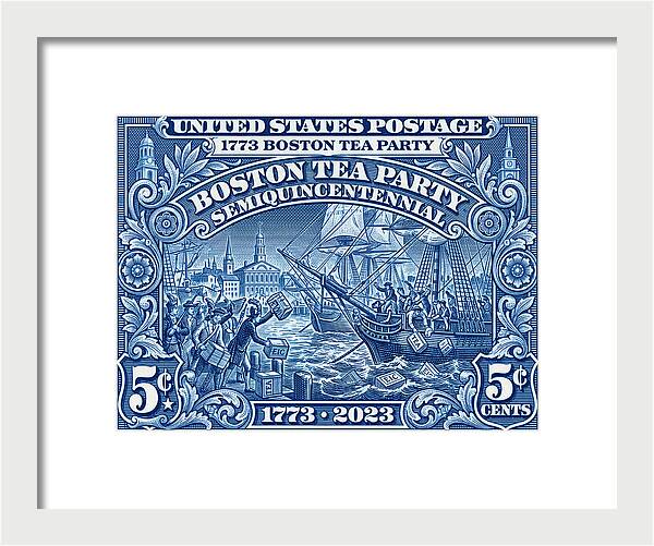 Boston Tea Party 5c 1 - Framed Print