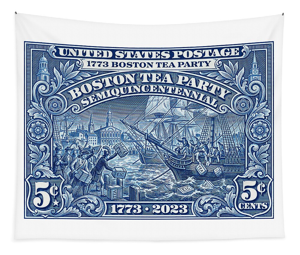 Boston Tea Party 5c 1 - Tapestry