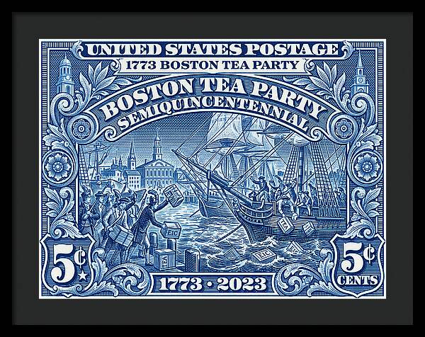 Boston Tea Party 5c 1 - Framed Print