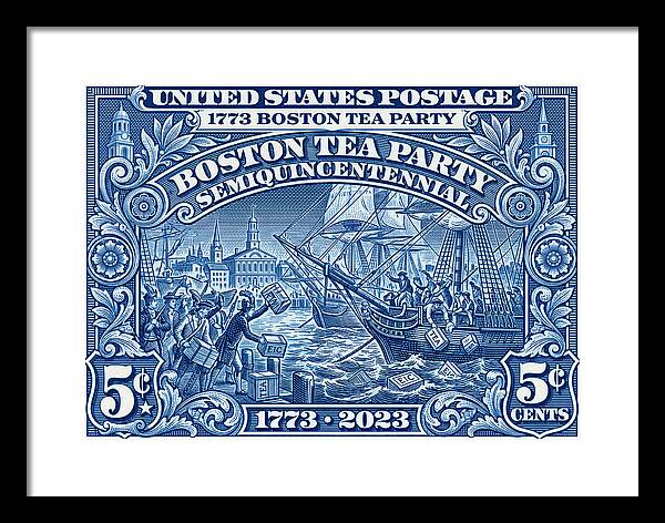 Boston Tea Party 5c 1 - Framed Print