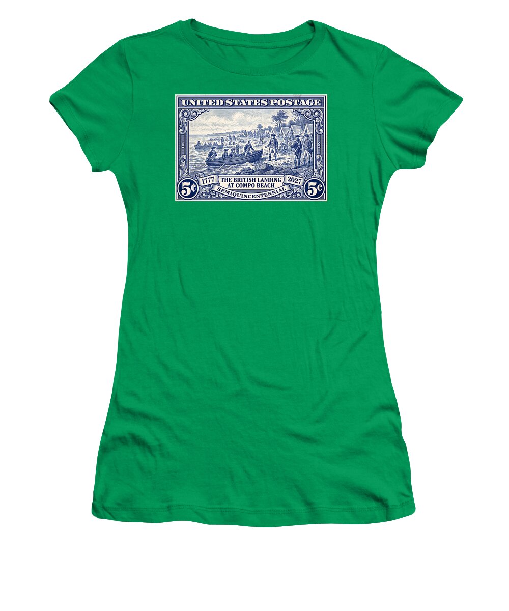 British Landing at Compo 5c 1 - Women's T-Shirt
