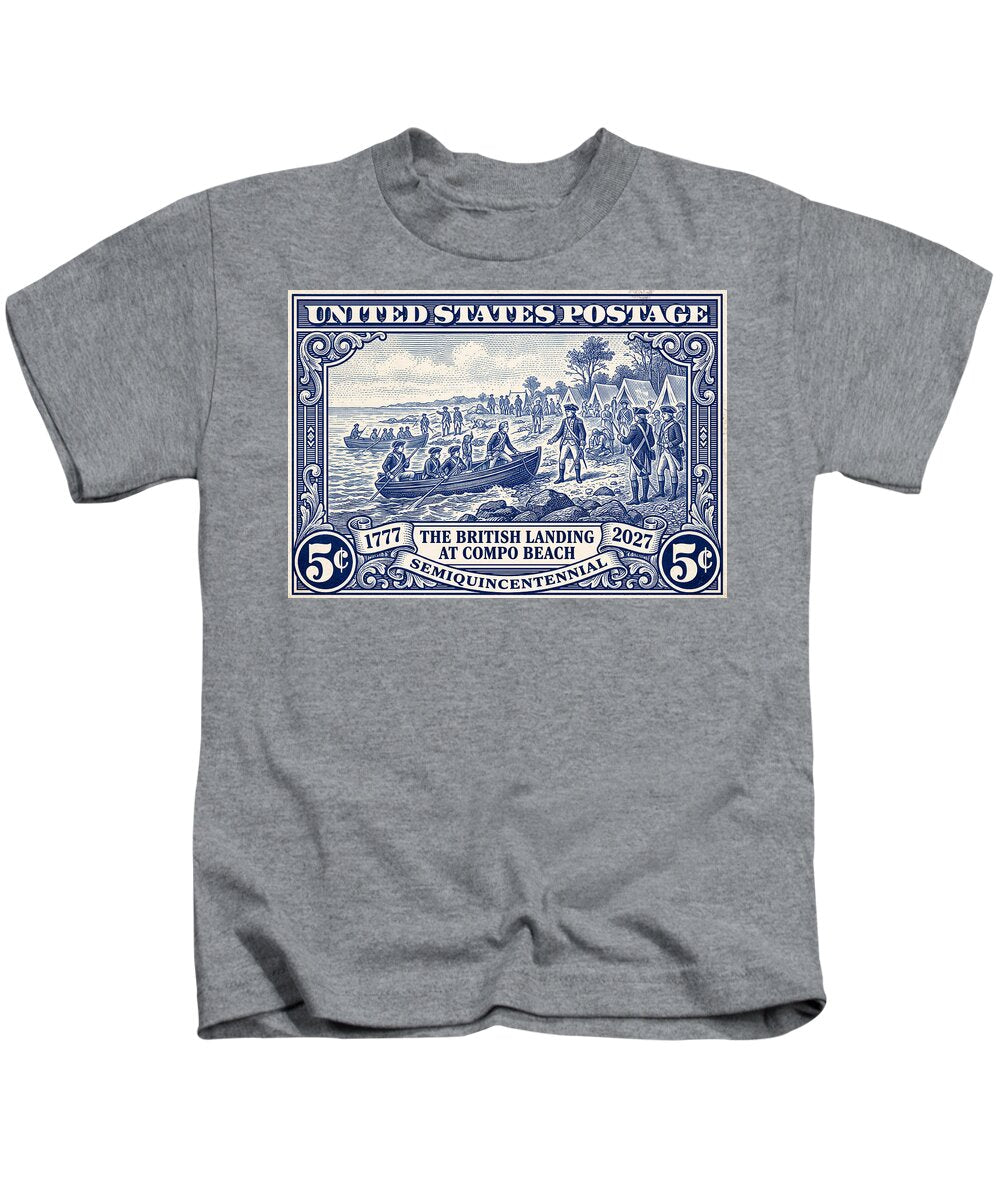 British Landing at Compo 5c 1 - Kids T-Shirt