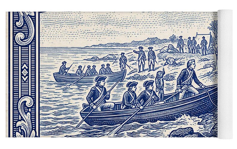 British Landing at Compo 5c 1 - Yoga Mat