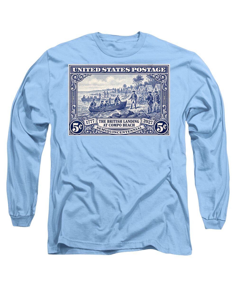 British Landing at Compo 5c 1 - Long Sleeve T-Shirt