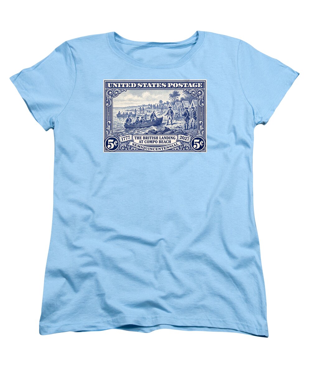 British Landing at Compo 5c 1 - Women's T-Shirt (Standard Fit)