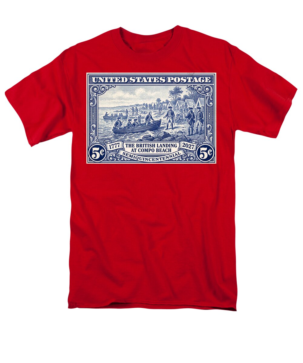 British Landing at Compo 5c 1 - Men's T-Shirt  (Regular Fit)