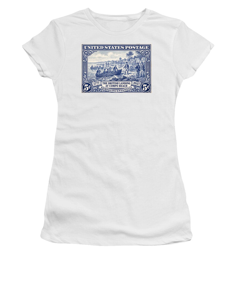 British Landing at Compo 5c 1 - Women's T-Shirt