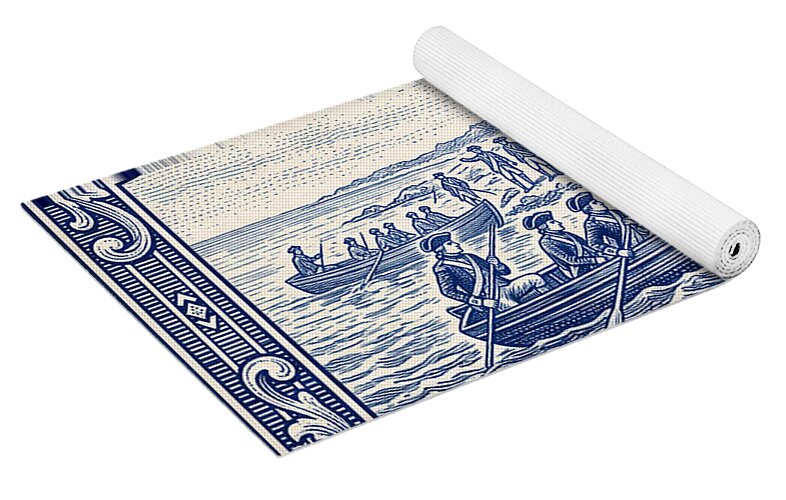 British Landing at Compo 5c 1 - Yoga Mat