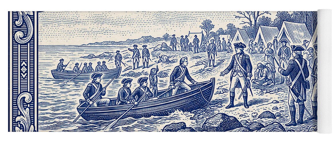 British Landing at Compo 5c 1 - Yoga Mat