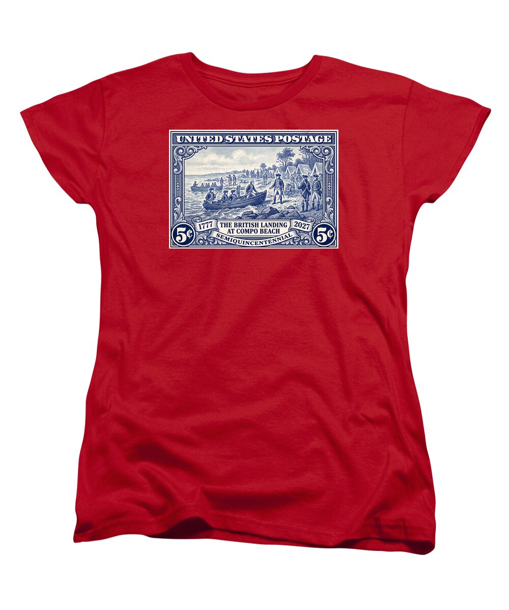 British Landing at Compo 5c 1 - Women's T-Shirt (Standard Fit)