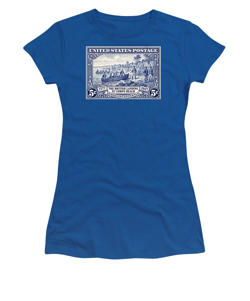 British Landing at Compo 5c 1 - Women's T-Shirt