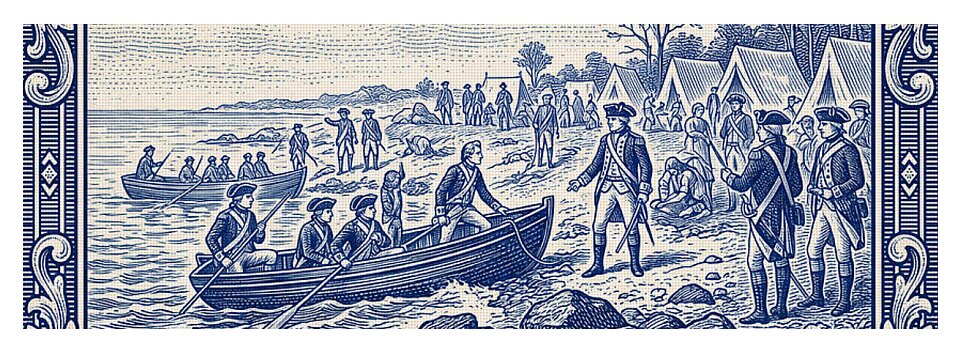 British Landing at Compo 5c 1 - Yoga Mat