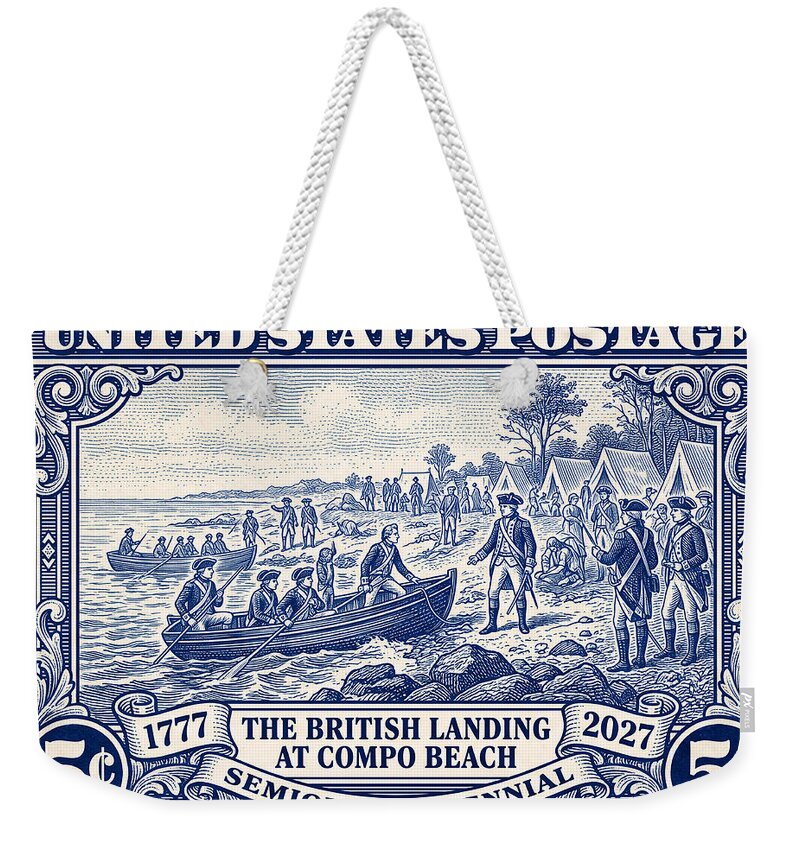 British Landing at Compo 5c 1 - Weekender Tote Bag
