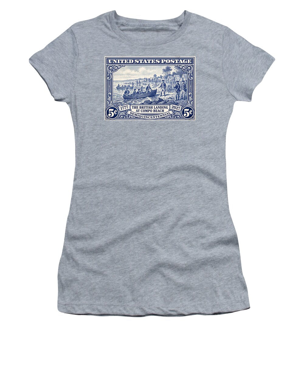 British Landing at Compo 5c 1 - Women's T-Shirt