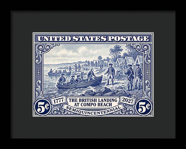 British Landing at Compo 5c 1 - Framed Print