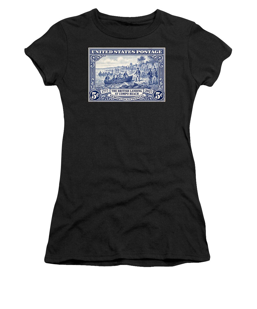 British Landing at Compo 5c 1 - Women's T-Shirt