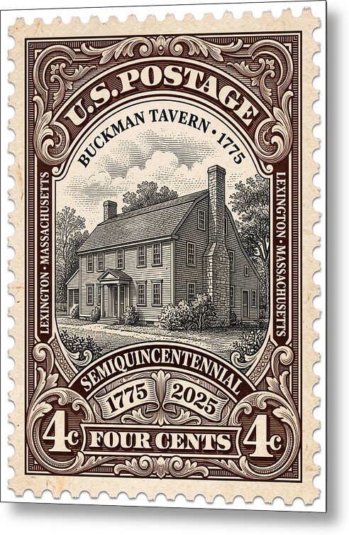 Buckman Tavern 4c 1 - Metal Print