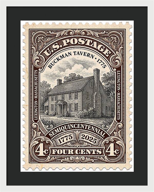Buckman Tavern 4c 1 - Framed Print