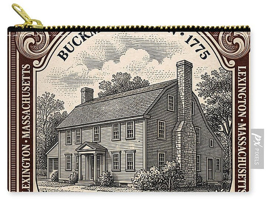 Buckman Tavern 4c 1 - Zip Pouch