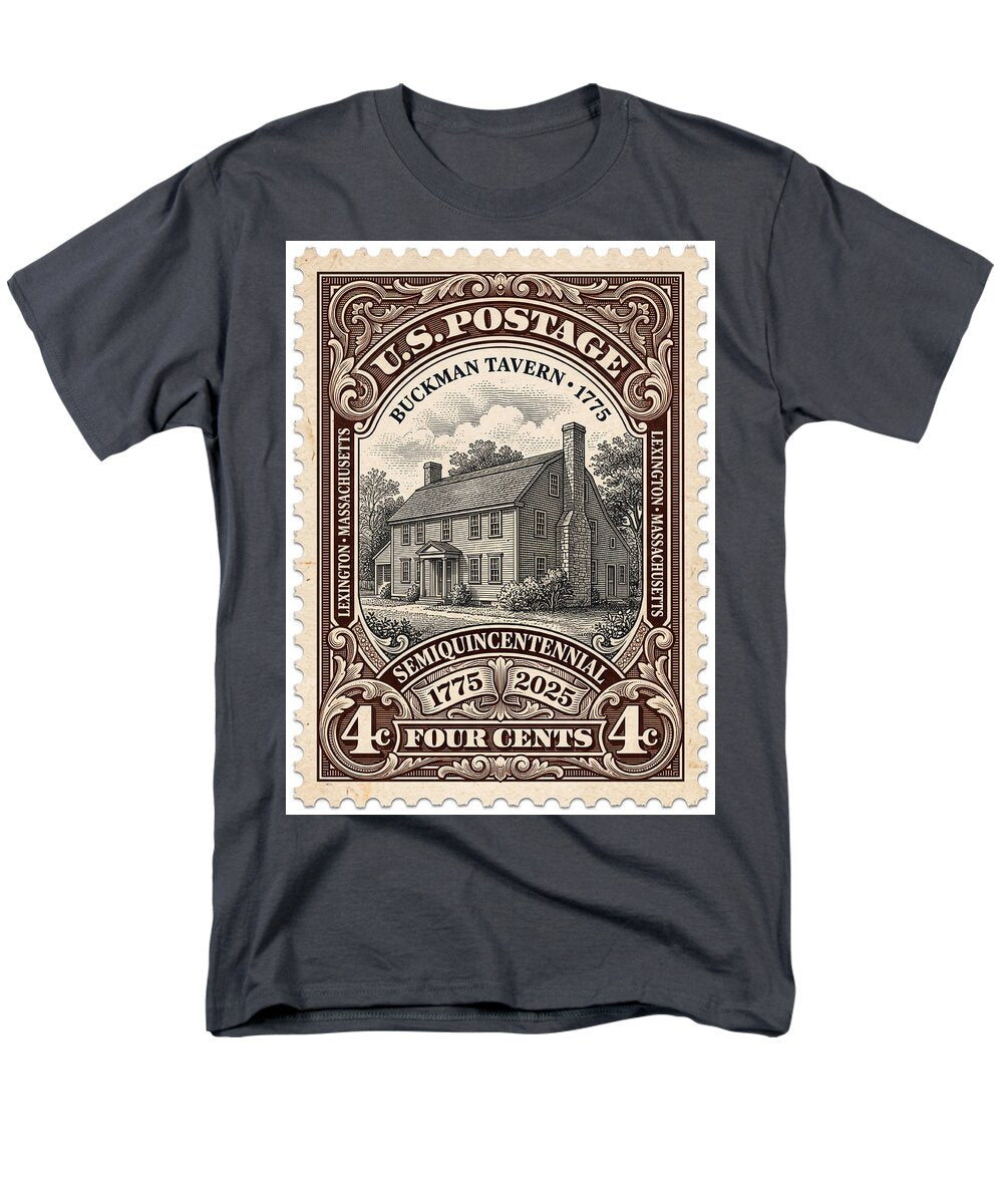 Buckman Tavern 4c 1 - Men's T-Shirt  (Regular Fit)