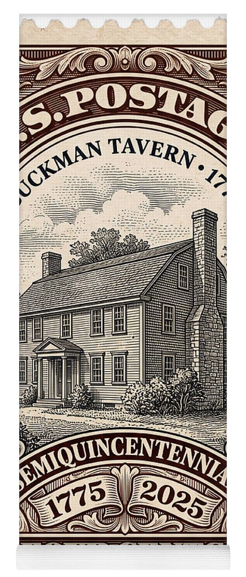 Buckman Tavern 4c 1 - Yoga Mat