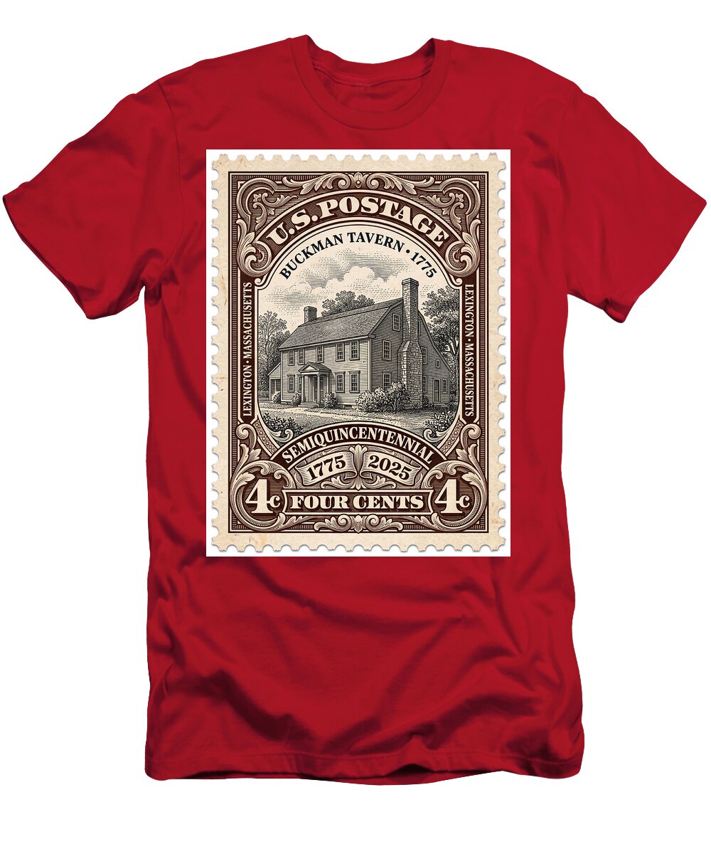 Buckman Tavern 4c 1 - T-Shirt