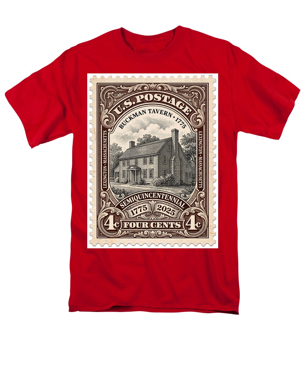 Buckman Tavern 4c 1 - Men's T-Shirt  (Regular Fit)